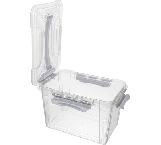 Универсальный ящик для хранения Econova Grand Box с замками и ручкой, 6,65 л 433200230