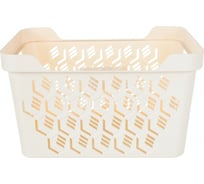 Универсальная корзинка Econova Deluxe 380х276х220 мм, 18 л бежевый 433281107