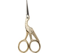 Ножницы для вышивания и рукоделия Остров сокровищ Цапельки 120 мм, золотистые 665601