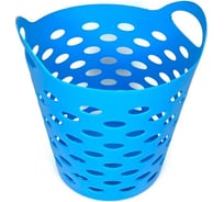 Корзинка для хранения мелочей EUROHOUSE круглая, 14,5х17 см, пластик 16427