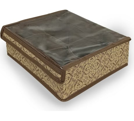 Органайзер для хранения вещей ГЕЛЕОС Миндаль 5 отделений, размер 26х26х8 см МНД_221