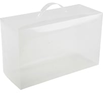 Сет из наборов коробов для обуви HANDY HOME, 2 шт х 2, Д350 Ш140 В210, прозрачный SET2(BOX-24A)