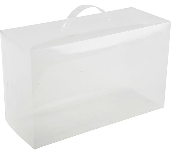 Коробка для обуви HANDY HOME прозрачная, с ручкой, 10.3 л, 4 шт. SET2(BOX-24A) 1