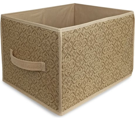 Универсальный короб без крышки ГЕЛЕОС Миндаль 29х40х24 см МНД_23