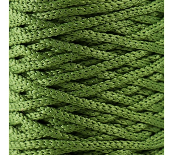 Вязаный шнур Nita б/с, ПЭ, диаметр 4 мм, 100 м, олива, 6" 4680253046633
