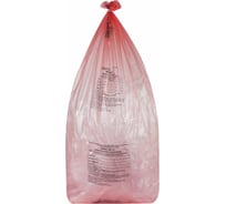 Пакеты для медицинских отходов ОФИСМАГ 50 шт., класс В красные, 120 л, 70х110 см, 16 мкм, Респект 631292