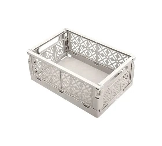 Комплект складных ящиков Econova STOCKY М 249x167x103 мм, - 2 шт., L 334x250xx155 мм, - 1 шт., белый 43524851622 1