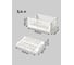 Комплект складных ящиков Econova STOCKY М 249x167x103 мм, - 2 шт., L 334x250xx155 мм, - 1 шт., белый 43524851622 3