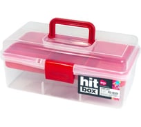 Контейнер BORA для рукоделия вставка КРАСНЫЙ ПЛАСТИК 1/18 ПЛ-BO820k