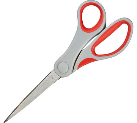 Ножницы с пластиковыми прорезиненными анатомическими ручками Attache 205 мм 167357