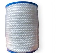 Полипропиленовый канат АзотХимФортис тросовой свивки 13 мм 100 м белый 73655