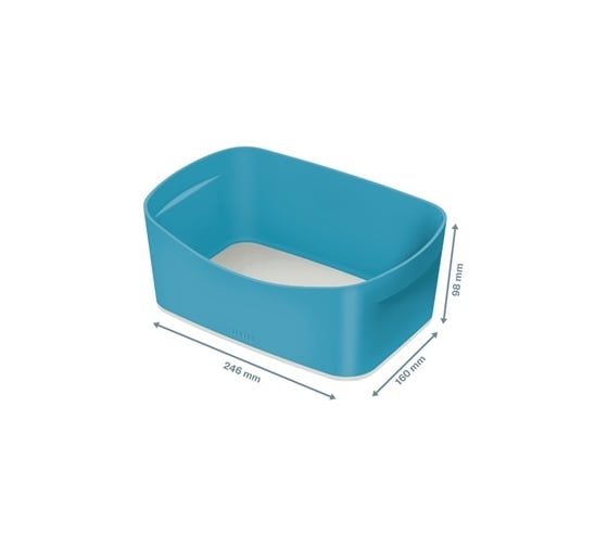 Лоток для хранения LEITZ MyBox Cosy, soft touch, синий 52640061