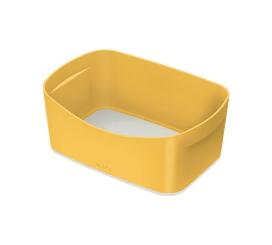 Лоток для хранения LEITZ MyBox Cosy, soft touch, желтый 52640019 1