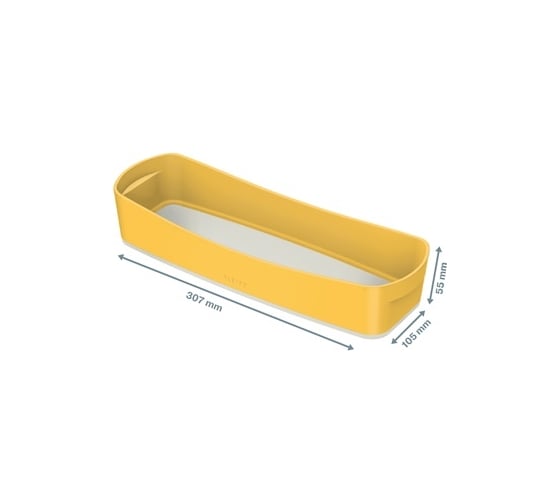 Лоток-органайзер LEITZ MyBox Cosy, soft touch, желтый 52650019
