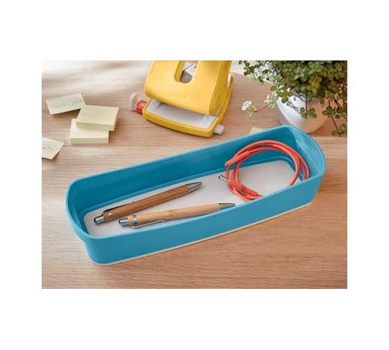 Лоток-органайзер LEITZ MyBox Cosy, soft touch, синий 52650061