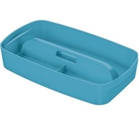 Вставка-органайзер LEITZ MyBox Cosy с ручкой, soft touch, синий 52660061