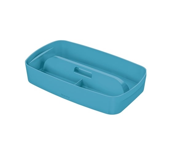 Вставка-органайзер LEITZ MyBox Cosy с ручкой, soft touch, синий 52660061