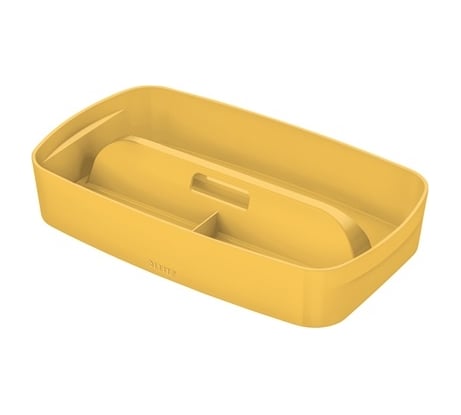 Вставка-органайзер LEITZ MyBox Cosy с ручкой, soft touch, желтый 52660019