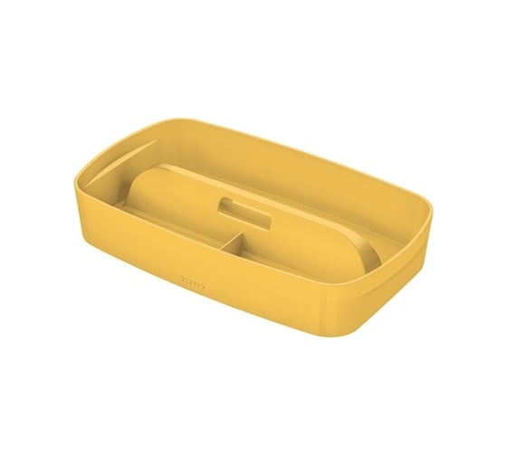 Вставка-органайзер LEITZ MyBox Cosy с ручкой, soft touch, желтый 52660019 1