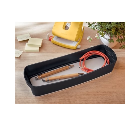 Лоток-органайзер LEITZ MyBox Cosy, soft touch, серый 52650089