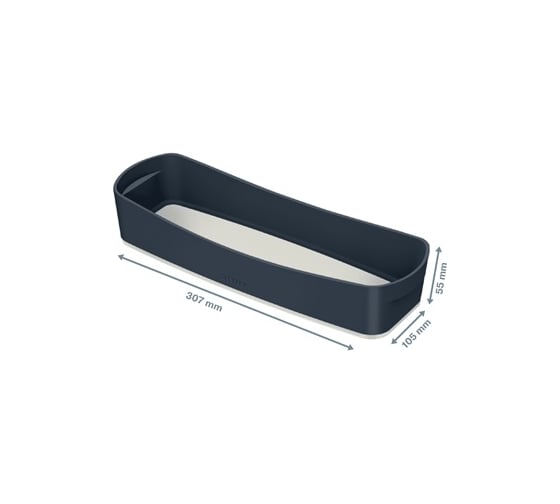 Лоток-органайзер LEITZ MyBox Cosy, soft touch, серый 52650089