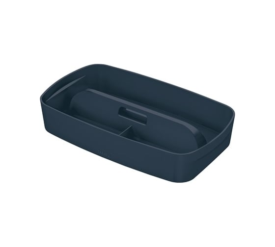 Вставка-органайзер LEITZ MyBox Cosy с ручкой, soft touch, серый 52660089 1