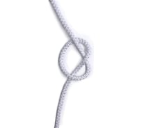 Вязаный шнур Сибшнур диаметр 2 мм, 10 м, белый, моток 30002