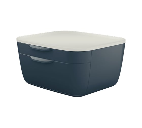 Короб LEITZ Cosy с ящиками, soft touch, серый 53570089