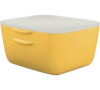 Короб LEITZ Cosy с ящиками, soft touch, желтый 53570019
