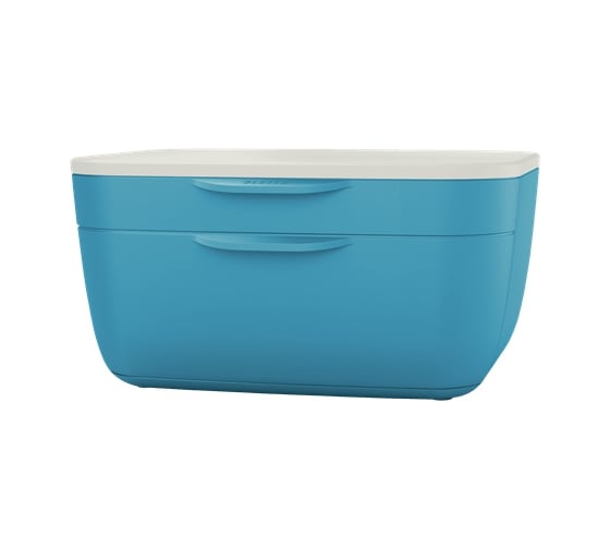 Короб LEITZ Cosy с ящиками, soft touch, синий 53570061