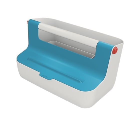 Короб для хранения LEITZ Cosy, soft touch, синий 6125061 1