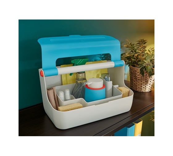 Короб для хранения LEITZ Cosy, soft touch, синий 6125061