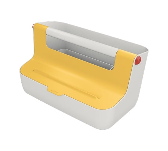 Короб для хранения LEITZ Cosy, soft touch, желтый 61250019