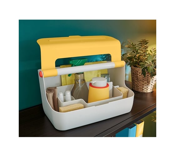 Короб для хранения LEITZ Cosy, soft touch, желтый 61250019