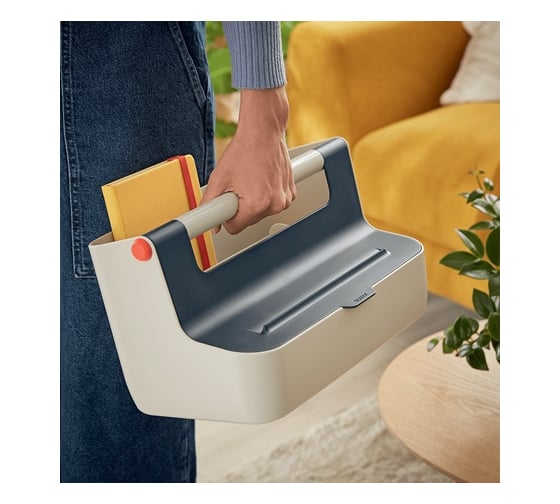Короб для хранения LEITZ Cosy, soft touch, серый 61250089