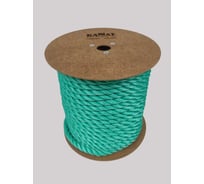 Полистиловый канат ОАО КАНАТ ПСТ ø26мм, тросовой свивки 3-прядный,, шайба, 50м 3010030026