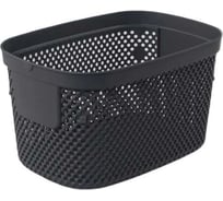 Корзинка HOBBY LIFE NICKEL тёмно-серая 3л 15.5x22.3x13см HL041290DG