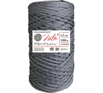 Шнур гамаковый Nita с/с ПЭ d=5мм 100, СТАЛЬНОЙ, 6" 4680253061261