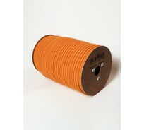 Веревка страховочно-спасательная ОАО КАНАТ "КАЗБЕК" ø9мм, 100м, цветная, оплётка из некручёных нитей, статическая с сердечником низкого растяжения, 1010480009К100