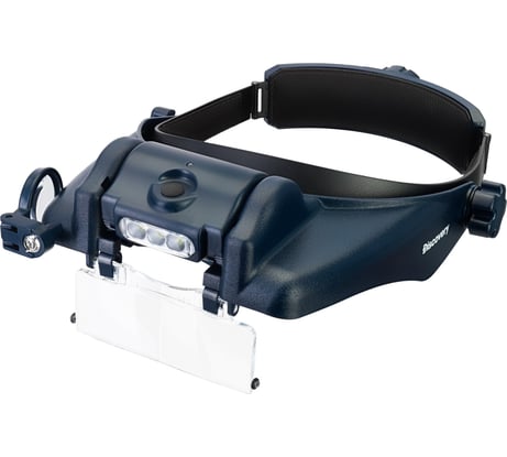 Лупа налобная Levenhuk с аккумулятором Discovery Crafts DHR 10 78382