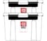 Ящик Дигрус Digrus Box 500х390х255 с крышкой на клипсах прозрачный DBH36-П/Д 3