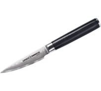 Нож кухонный овощной Samura DAMASCUS 90 мм, G-10, дамаск 67 слоев SD-0010/K