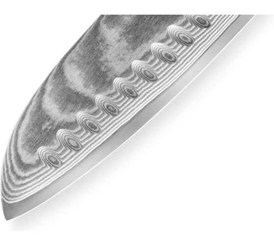 Нож кухонный Сантоку Samura DAMASCUS 180 мм, G-10, дамаск 67 слоев SD-0094/K