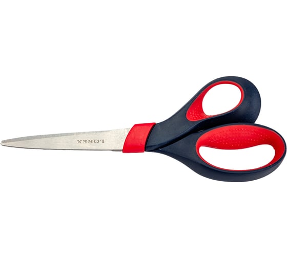 Ножницы LOREX COMFORT-GRIP INSPIRATION офисные 215 мм прорезиненные эргономичные ручки LXSCCG215-IS 1