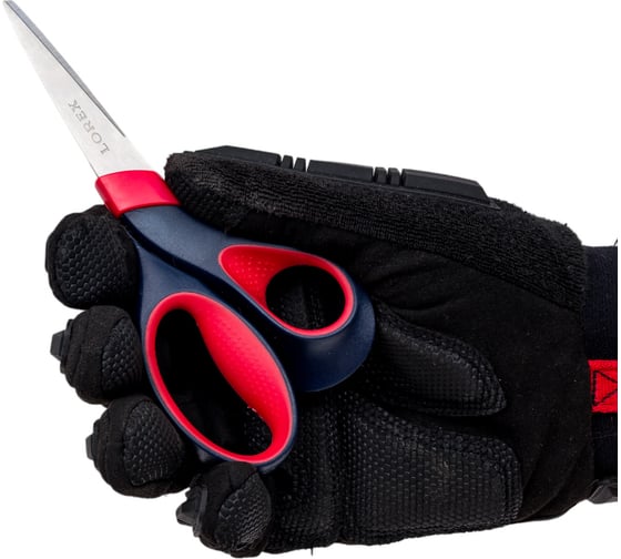 Ножницы LOREX COMFORT-GRIP INSPIRATION офисные 170 мм прорезиненные эргономичные ручки LXSCCG17-IS