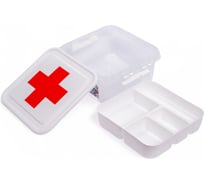 Контейнер для лекарств GONDOL MY BOX красный крест G-610-RC