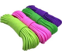 Шнур бытовой Сибшнур д 4 мм, 20 м, НЕОН, 20998