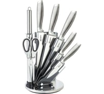 Набор ножей Rainstahl RS\KN 8008-08 из нержавеющей стали на подставке, 8 предметов (х6) 8008-08RS\KN