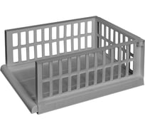 Органайзер Econova SMART с выдвижной полкой, на роликах, L 450х345х180 мм, серый 435264511