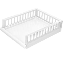 Органайзер Econova SMART с выдвижной полкой на роликах, M 450х345х115 мм, белый 434283816